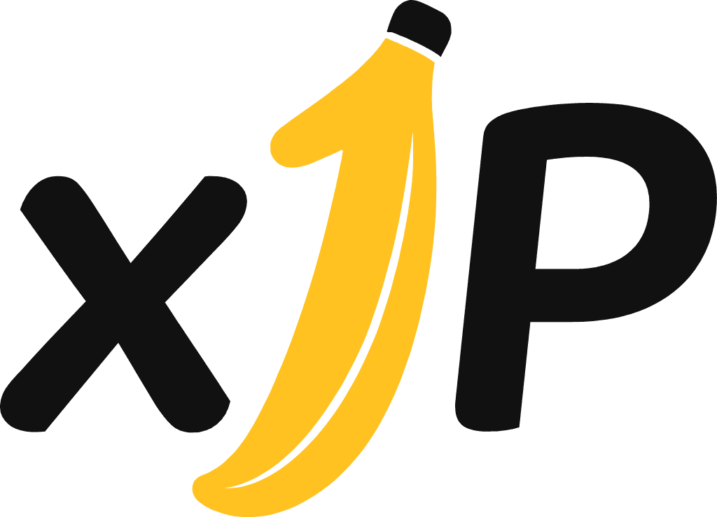 Isotipo de x1Plátano para fondos claros